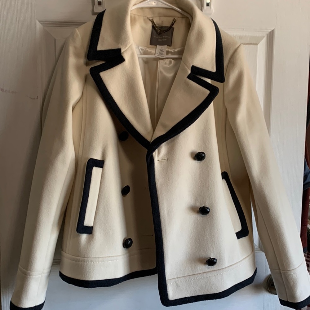 J crew nello gori peacoat